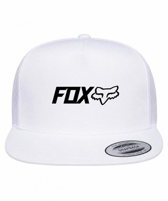 Fox Racing Brandneu OG ICON Snapback Cap Weiß Made in USA Limited Edition