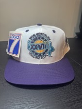 NFL 1994 Super Bowl XXVIII Georgia Dome Atlanta Snapback Hat One Size Vintage