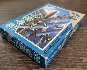 Famicom Used Set 1942 Box With Manual