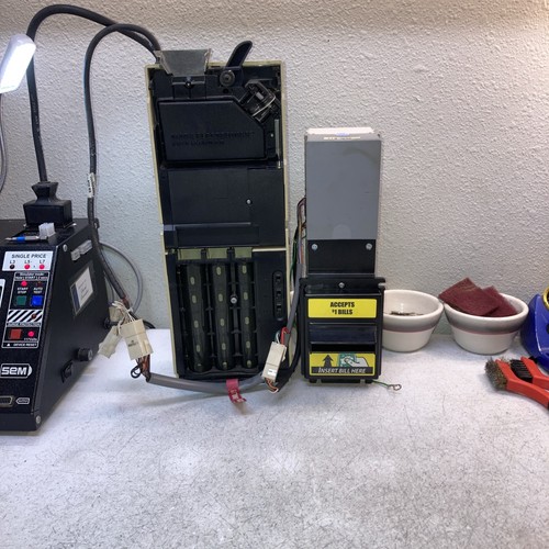Mars TRC 6800H Coin Mech 115Volt Plus VN2511 Or VN2501 Bill Acceptor. ALL N ONE.
