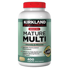 Adult 50 Multivitamin Tablets 400 Ct Daily Vitamins Exp 4/27