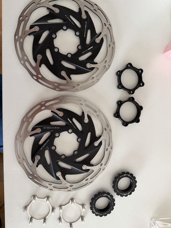 SRAM CLX-R 160mm Disc Brake Rotor Pair Centre Lock And 6 Bolt New