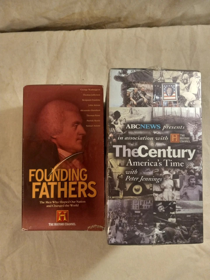 2 VHS Box Sets - Founding Fathers & The Century - Americas Time /HISTORY CHANNEL - Image 3 of 4