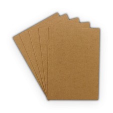 25 EcoSwift 4.5x7 Chipboard Cardboard Craft Scrapbook Material Brown