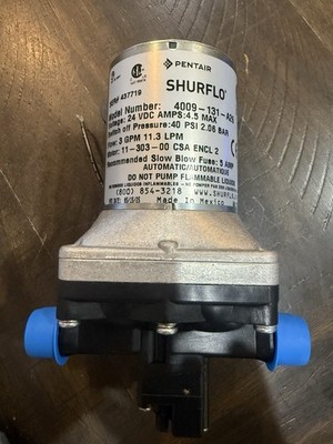 Pentair Shurflo 4009 131 A28 24VDC 3GPM Diaphragm Pump