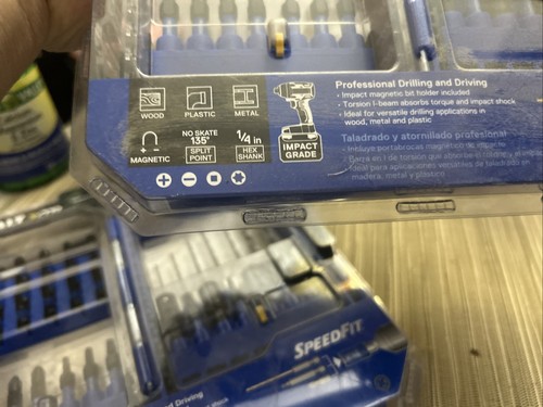 Lot of Two ( 2 ) Kobalt XTR Impact Drill & Drive Bit 40 PCs SpeedFit Sets - Picture 11 of 17