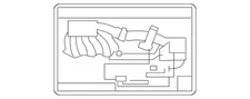 Genuine Toyota Vacuum Diagram 17792-0H050