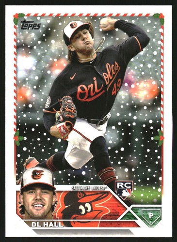 2023 Topps Holiday DL Hall #H147 card