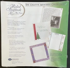 NIP Creative Memories Ruled 12x12 Old Style SCRAPBOOK PAGES 5/10 sheet refills