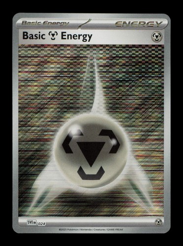 Basic Metal Energy 024 Scarlet & Violet Energy Holo Pokemon TCG