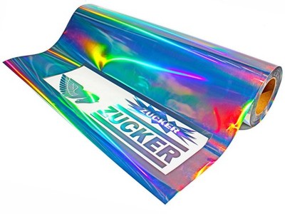 Hologramm Clear Back Chrom Plottfolie Oilslick Folie Plotterfolie 63cm Medium -