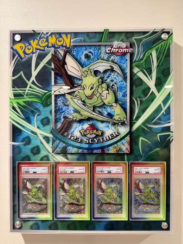 Scyther Topps Chrome Display (Base, Spectra, Sparkle, Tekno)