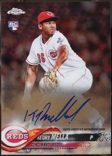 2018 Topps Chrome #RA-KM Keury Mella Rookie Autographs Baseball NM