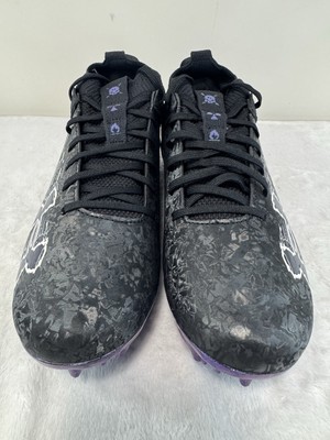 Size 8 Mens Under Armour Blur Smoke Suede 2.0 Football 