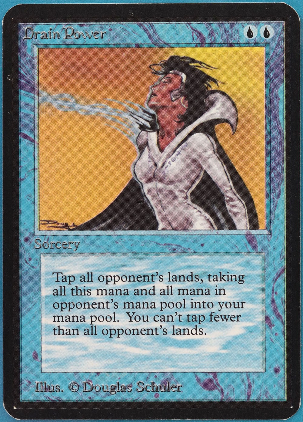 Drain Power Alpha NM Blue Rare MAGIC THE GATHERING CARD (ID# 392888) ABUGames