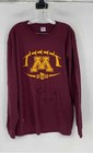 Port & Company Mens Red Minnesota Golden Gophers Long Sleeve T-Shirt Size Xl