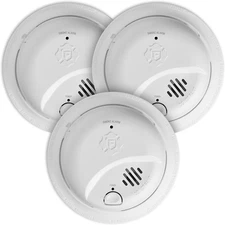 First Alert - BRK SMI100-AC Hardwire Smoke Alarm with Battery Backup 3Pcs