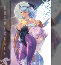 DARKSTALKERS x STREET FIGHTER #1 HOMARE MORRIGAN LILITH VIRGIN PREVENDITA 2/25☪