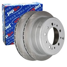 2X JAPKO BREMSSCHEIBEN HINTEN 329mm BELÜFTET PASSEND FÜR LEXUS LX TOYOTA LAND