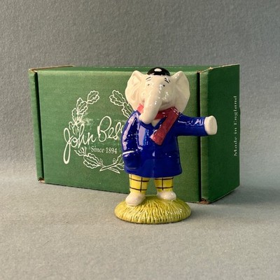 Vintage John Beswick Keramik Figur von Edward Trump Rupert der Bär in Box