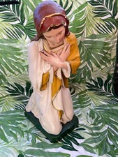 Stara figurka świętego gips Madonna / Maria