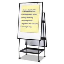 Bi-Silque EA49125016 Dry Erase Board 29.5x74.88 Black Frame