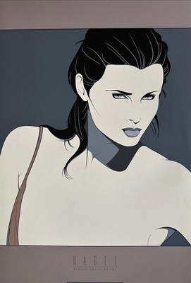 PATRICK NAGEL NC #14 serigraph print 32 x24  Signed In Plate No Frame NOS 1988