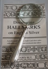 Lente di ingrandimento Edward Viner Sheffield 1931 HM manico argento sterling George V