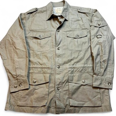 Cabela's Safari Series Jacket Mens XL Multi Pocket Outdoor Hunting Shirt