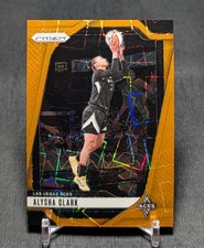 Alysha Clark Orange Velocity Holo 2024 Panini Prizm WNBA Card 101 Las Vegas Aces