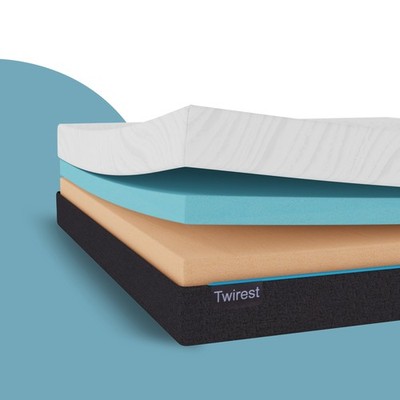 18-20cm 7-Zonen Gel Memory Schaum Matratze 90x200/180x200 Wirbelsäulenstützung