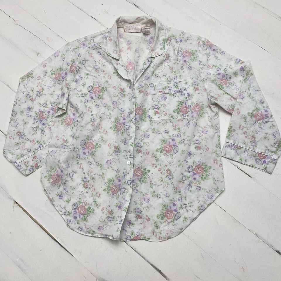 De Colección Vandemere Para Mujer Pequeño Mediano Floral Algodón Pijama Conjunto de Salón Cottagecore Foto 2 de 4