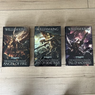 The Macharian Crusade Complete Set. Angel of Fire, Fist of Demetrius & Fall of..