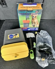 LANNEY Pooper Scooper Swivel Bin & Rake Set