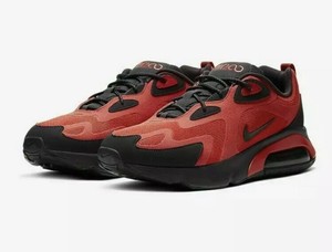 NEW SIZE 7 MENS NIKE AIR MAX 200 HABANERO RED/OIL GREY AQ2568-600 | eBay