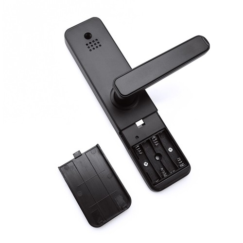 Electronic Smart Door Handle Lock Digital Fingerprint Password Tuya APP Key Lock - Picture 20 of 21