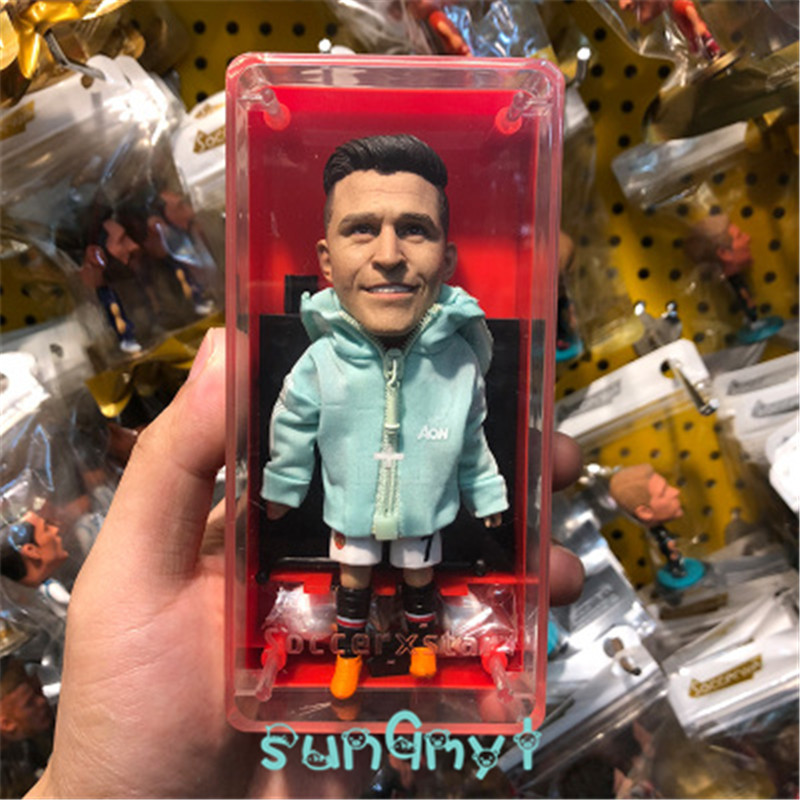Alexis Sanchez Action Figure Manchester MUFC Statue Football Souvenirs 4.8'' Alexis Sanchez Action Figure Manchester MUFC Statue Football Souvenirs 4.8''