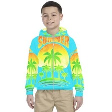 Kids Hoodie Summer Time Hoodie Unisex For Children