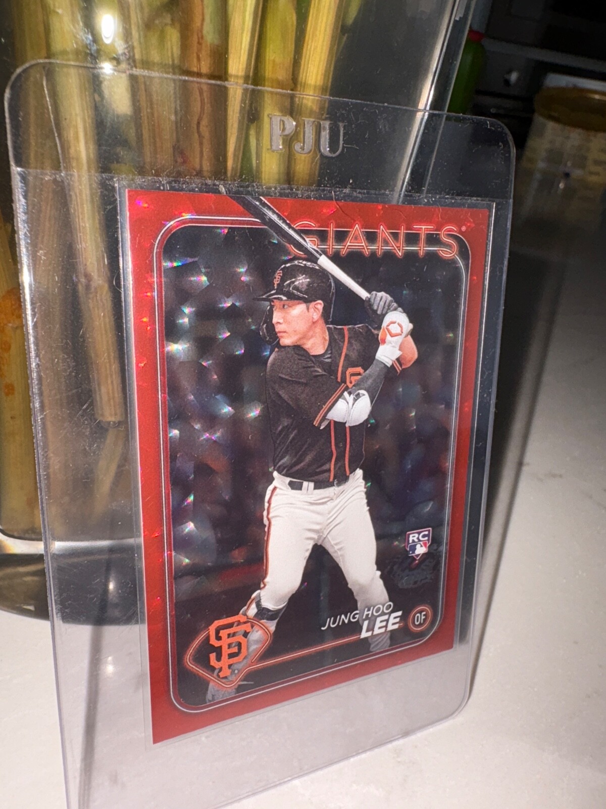 2024 Topps Series 2 - Jung-Hoo Lee #691 Red Foil /199 (RC)