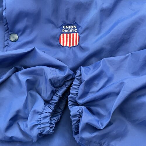 Vintage Union Pacific Pla-Jac Bomberjacke Windbreaker gefüttert 44-L-46 Dunbrooke USA - Bild 11 von 19