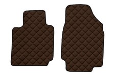 AUTO Vordere Fußmatten für NISSAN MICRA III K12 03-10 Limousine Kombi BRAUN