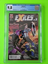 Exiles #3 CGC 9.8 1st Appearance Peggy Carter Captain America XMEN 268 HOMAGE WP