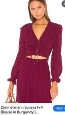 zimmermann crop top Size M