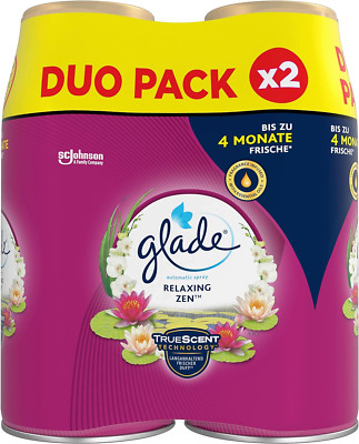Glade Automatic Spray Nachfüller Relaxing Zen 2x269ml Raumduft Brise 2er Pack