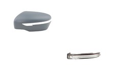 Spiegelkappe + Spiegelblinker passend für Nissan Qashqai J11 11/13- Links Fahrer