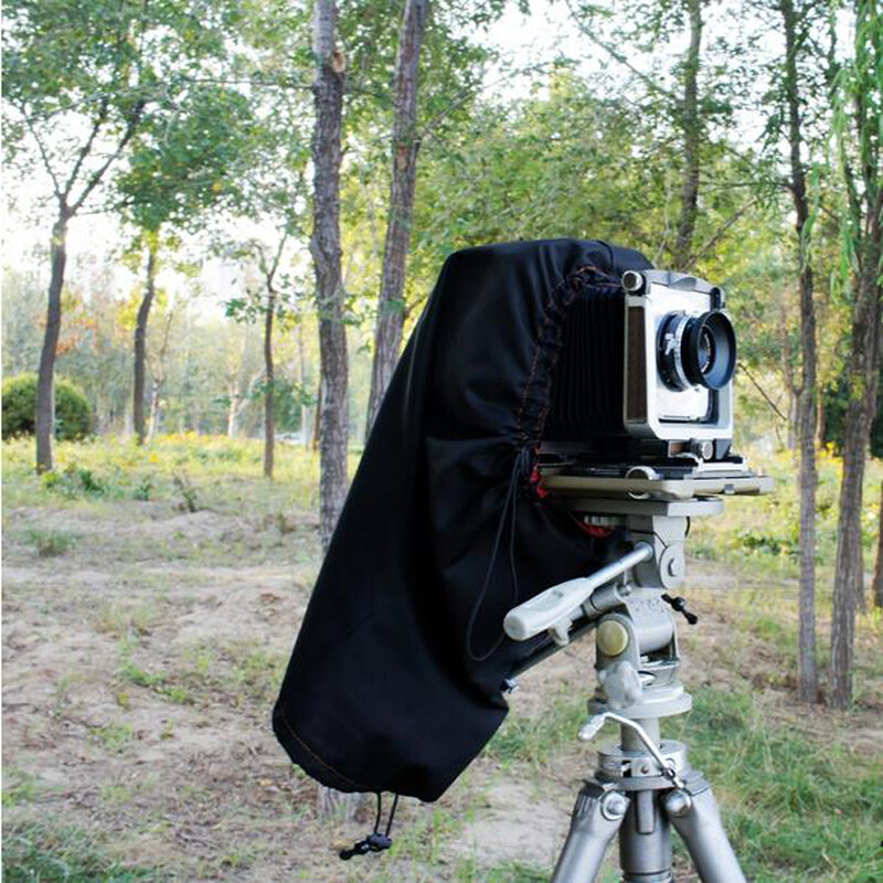 Waterproof Dark Cloth Focusing Hood Black For 4x5 Large Format 