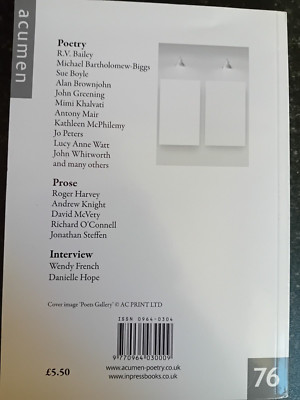 Acumen Literary Journal 76 May 2013