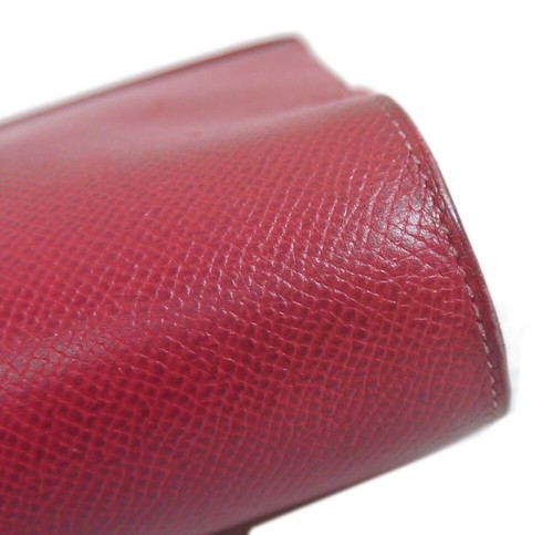 Authentic HERMES Caro PM Pouch Serie Leather #4055 - Picture 6 of 17