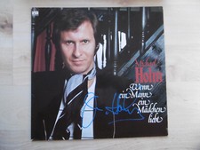 Michael Holm Autogramm signed LP-Cover "Wenn ein Mann ein Mädchen liebt" Vinyl