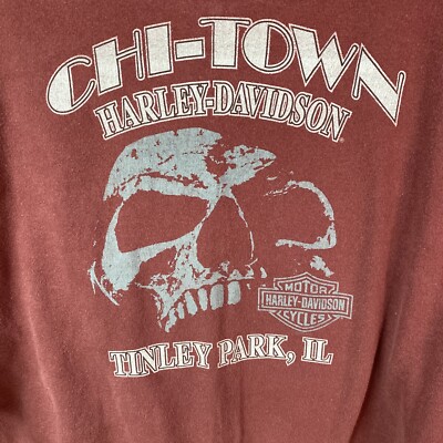 Harley Davidson Chi-Town Tinley Park, IL - Pocket T Shirt